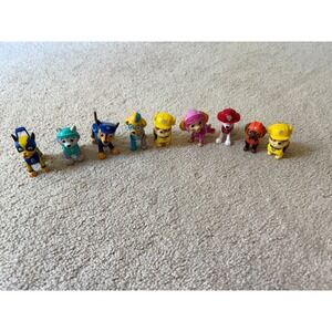 Paw Patrol Figures Toy‎ Lot of 9 Nickelodeon Pup Collectibles Playset